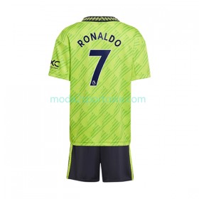 Koszulka Manchester United Cristiano Ronaldo 7 Dziecięcy Trzeci Stroje Piłkarskie 2022/23 Krótki Rękaw